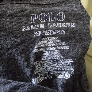 Ralph Lauren Classic Fit Polo Shirt - Dark Gray